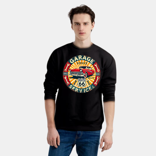 Vintage Car Repair Garage Branding Tee Sweat Shirt