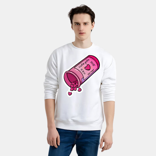Cutie Pills Jam Bottle Design Sweat Shirt