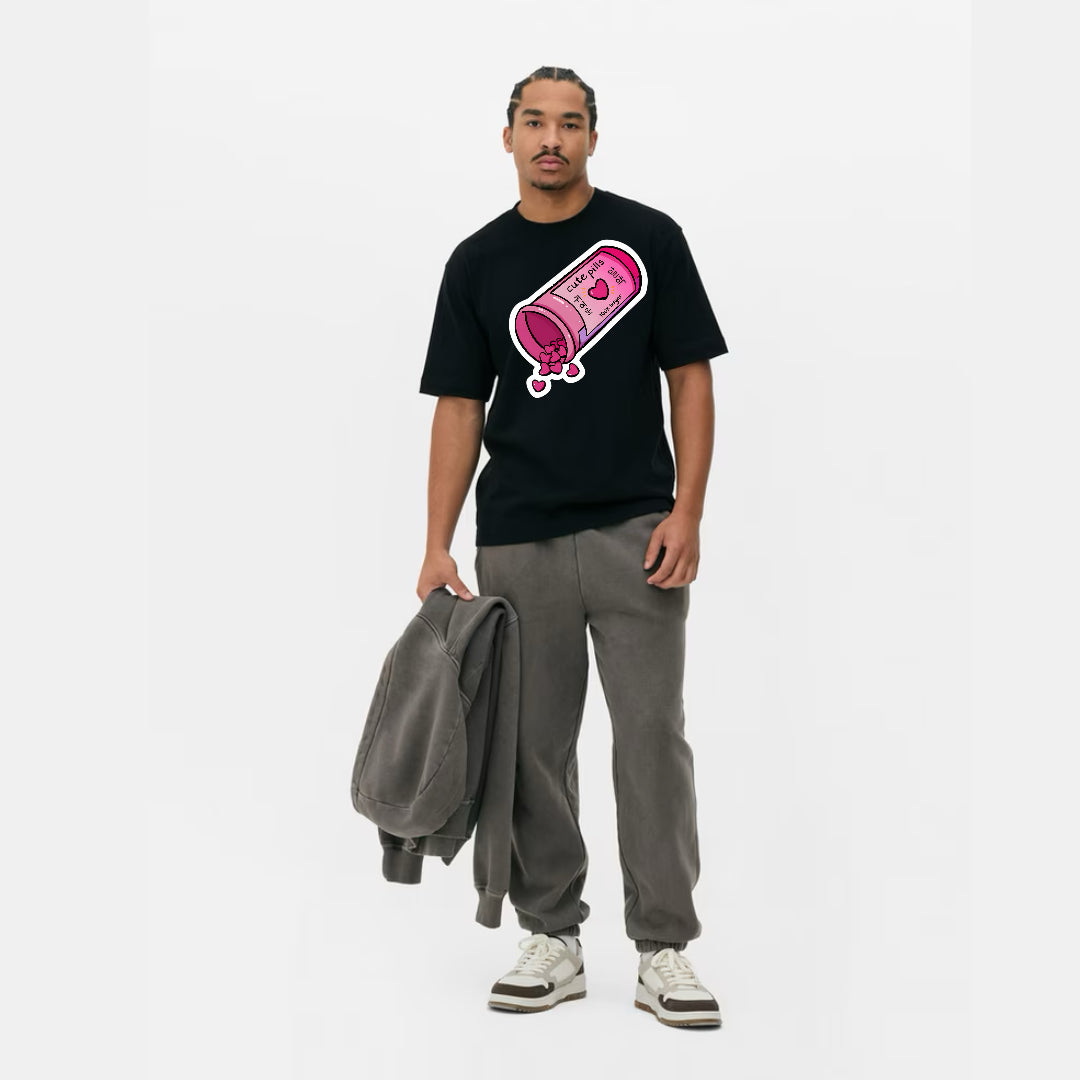 Cutie Pills Jam Bottle Design T-Shirt