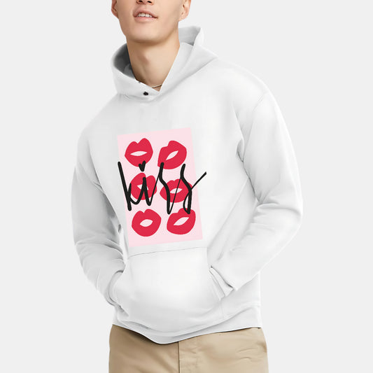 Romantic Kiss Design Hoodie