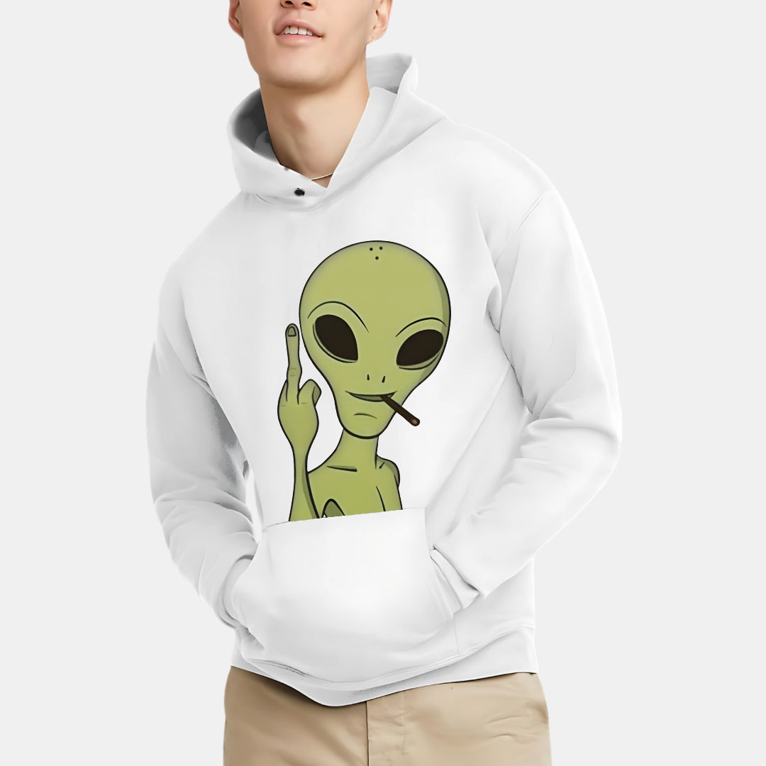 Rude Ghost Halloween Hoodie