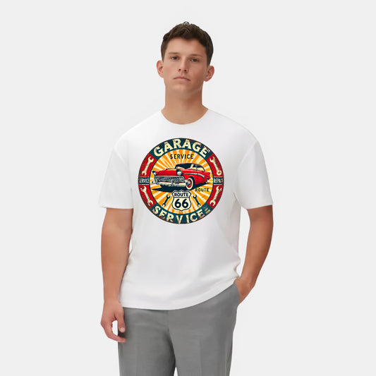 Vintage Car Repair Garage Branding Tee T-Shirt