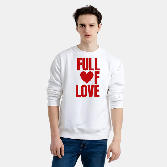 Heartfelt Love Print Sweat Shirt