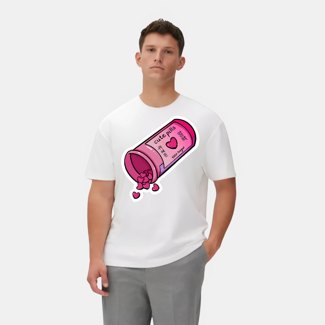 Cutie Pills Jam Bottle Design T-Shirt