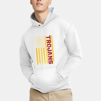 Trojan's USA Flag Design Hoodie