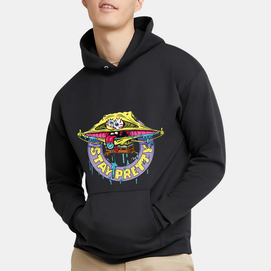 Stay Pretty Sponge Bob Apparel Hoodie