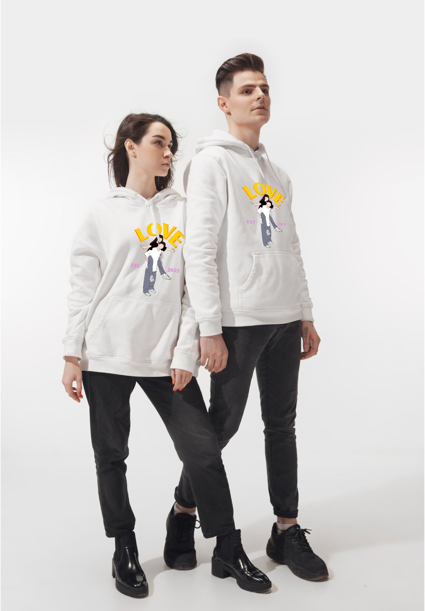 Romantic 2025 Love Apparel Hoodie