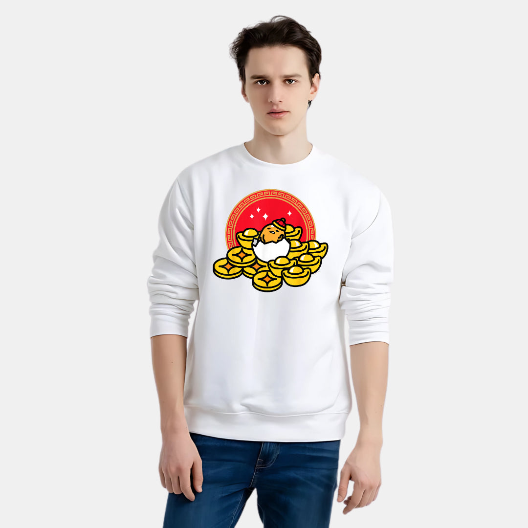 Chicks, Eggs, and Crypto Graphic Sweat Shirt