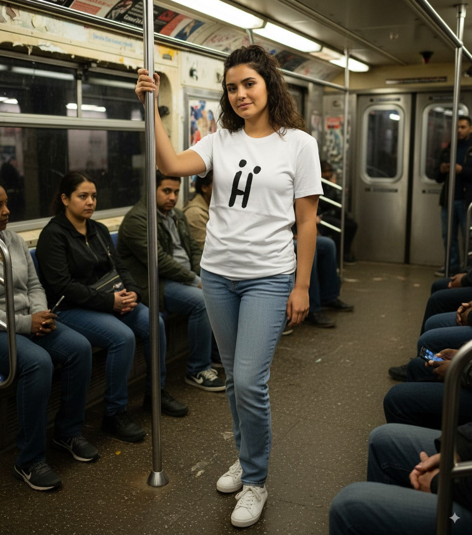 "Letters" with Dots Meme T-Shirt | Budget Fashions