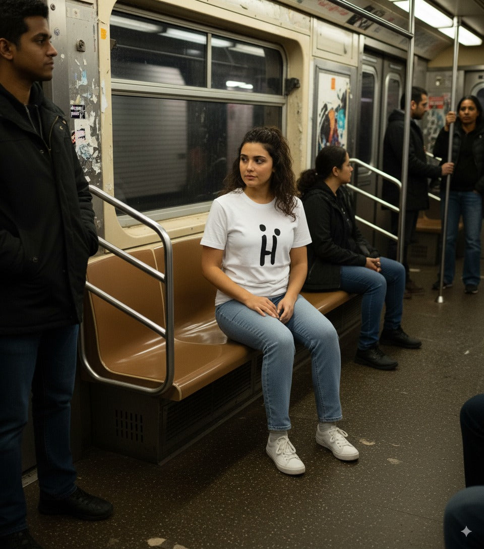 "Letters" with Dots Meme T-Shirt | Budget Fashions