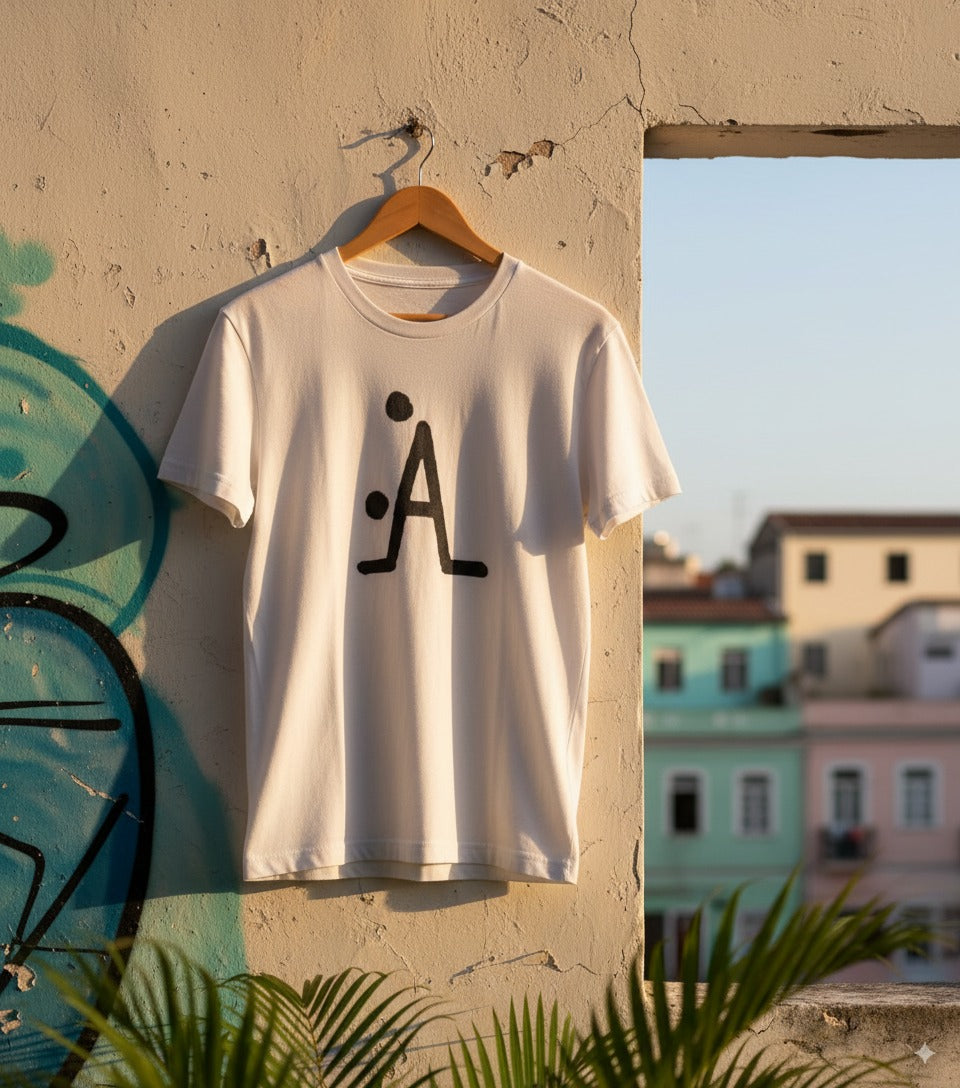 "Letters" with Dots Meme T-Shirt | Budget Fashions