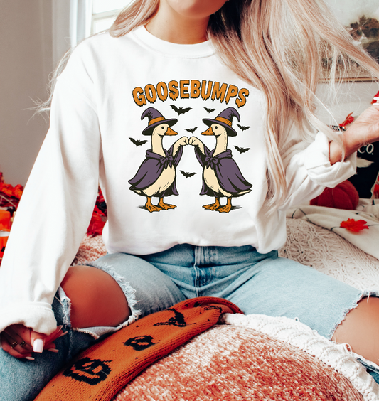 Halloween Goosebumps Crewneck Sweatshirt