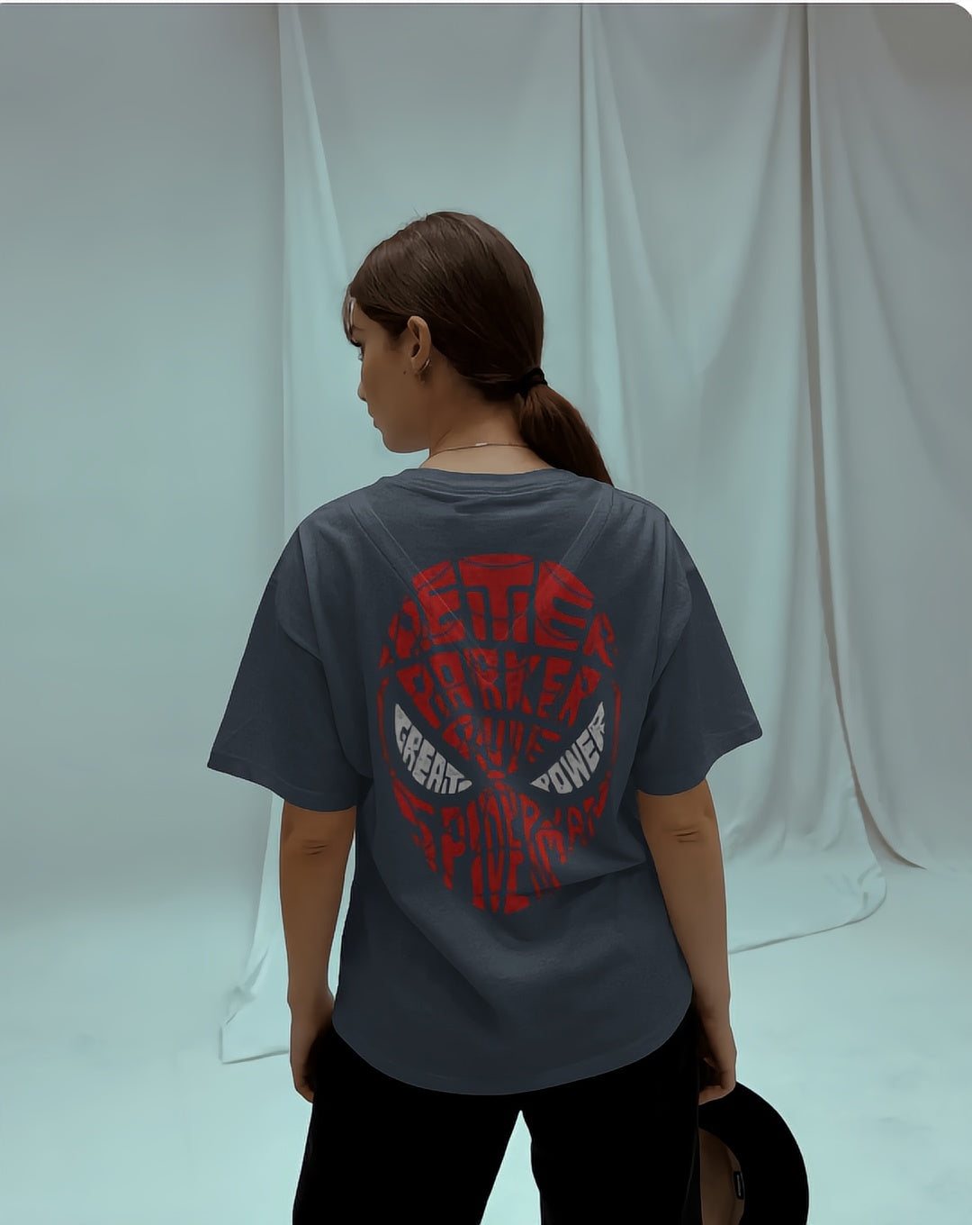 Unisex Spider-Man Inspired T-Shirt – Marvel Hero Graphic Tee – “With Great Power Comes Great Responsibility” Quote