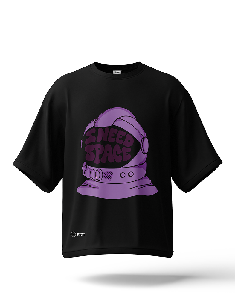 I Need Space Drop Shoulder Tee