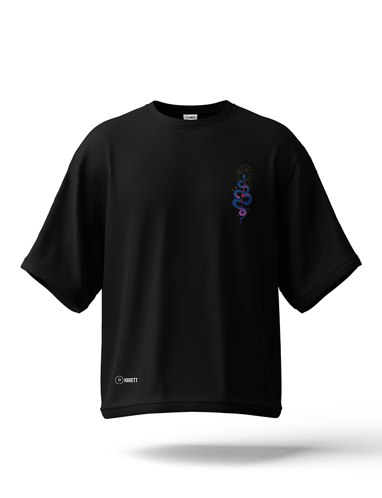 Spiritual Snake Drop Shoulder Tee
