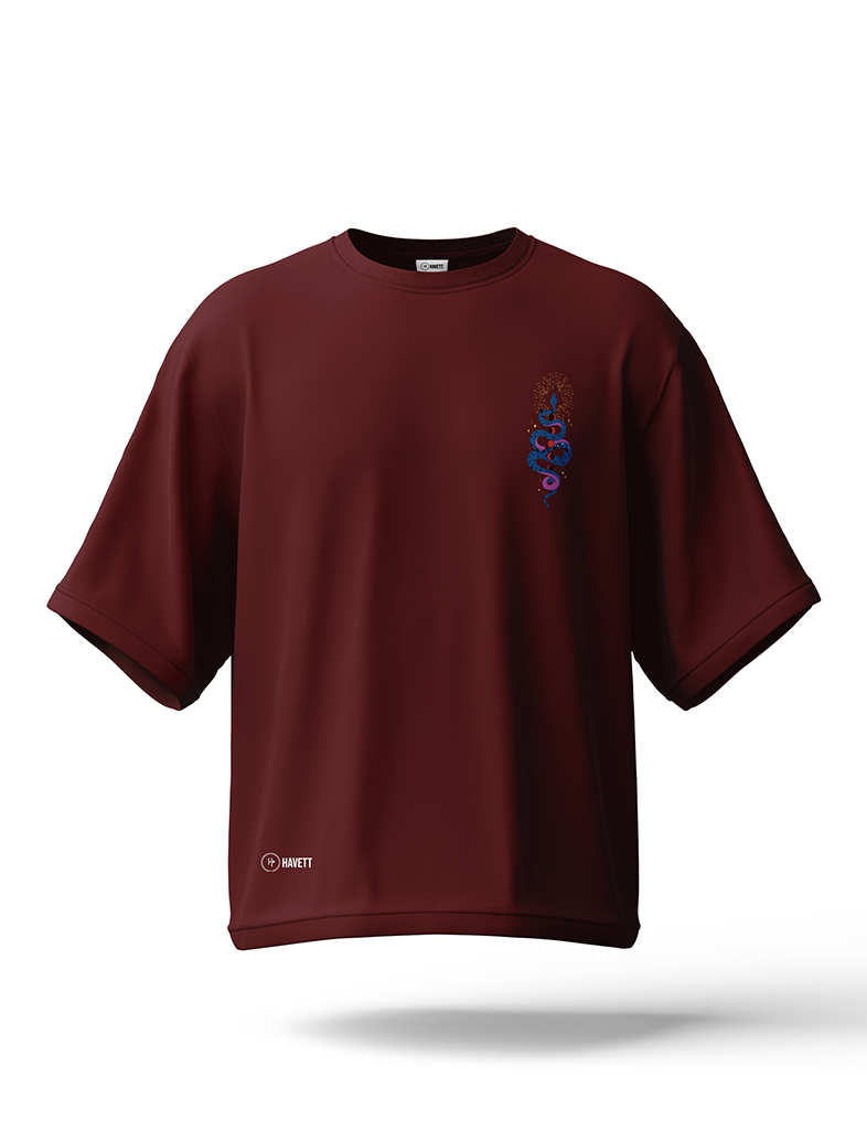 Spiritual Snake Drop Shoulder Tee