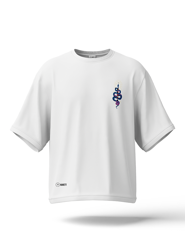 Spiritual Snake Drop Shoulder Tee