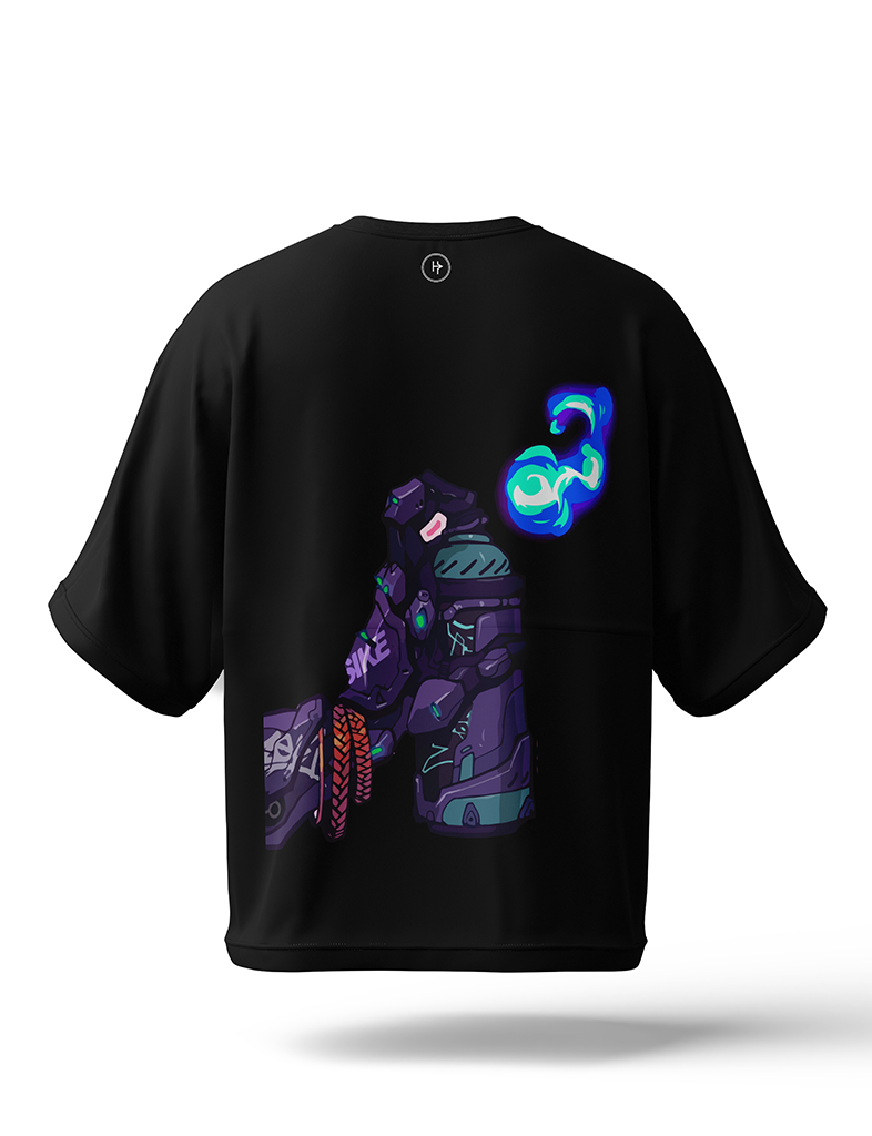 Subway Spray Drop Shoulder Tee