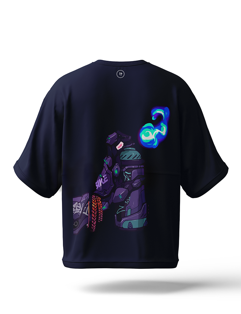 Subway Spray Drop Shoulder Tee